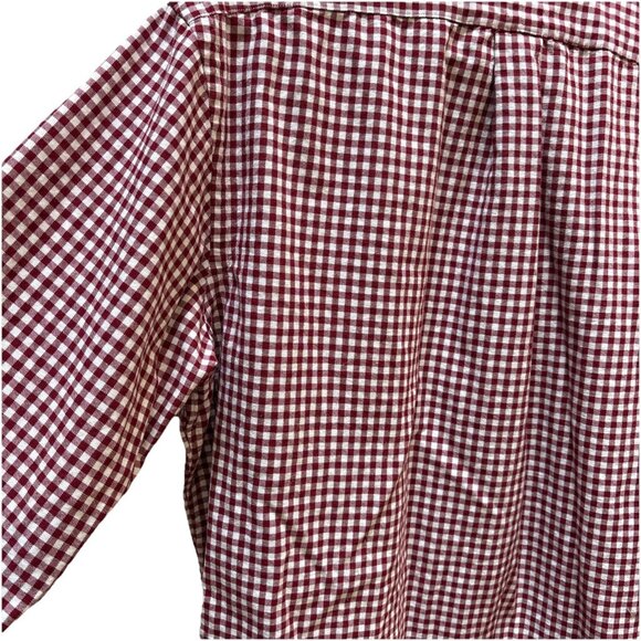 Ralph Lauren Shirt Mens Large Red White Plaid Button Down Long Sleeve - Picture 4 of 7